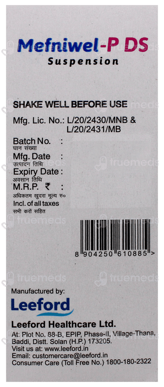 Mefniwel P Ds Suspension 60Ml